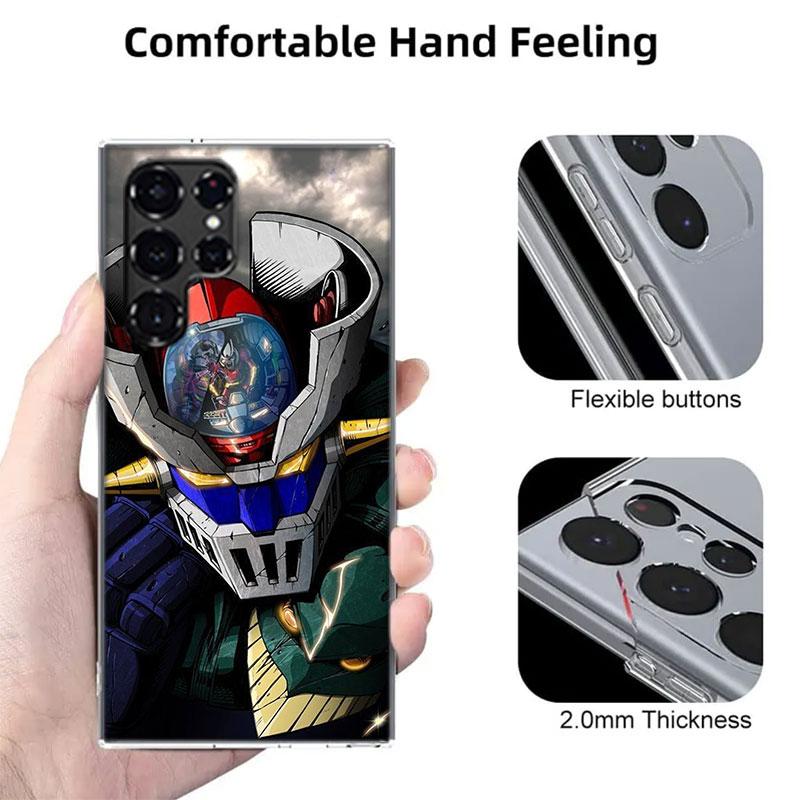 G-Goldorak UFO Robot Capa Phone Case For Samsung S26 Ultra S25 Edge Galaxy S23 S21 S20 S24 FE S22 S10 Plus Cover Clear TPU Shell