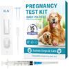 Dog Pregnancy Test Kit, Pet Pregnancy Supplies, Accurate and Fast Pregnancy Test Strips for Puppy, Disposable Pet Clinic Equipment At Home