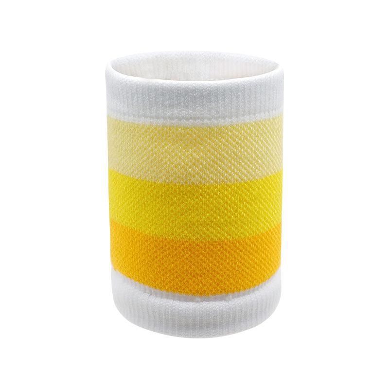 Colorful Cotton Terry Wristband: Sweat-Absorbent, Anti-Sprain Support for Sports