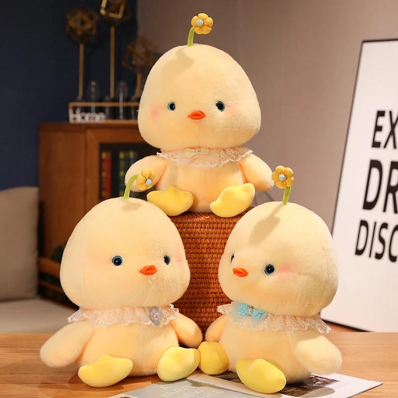 20/30CM Gul Kylling Kylling Søt Gård Tegneserie Dyr Kosedukke For Jentevenner Bursdagsgaver