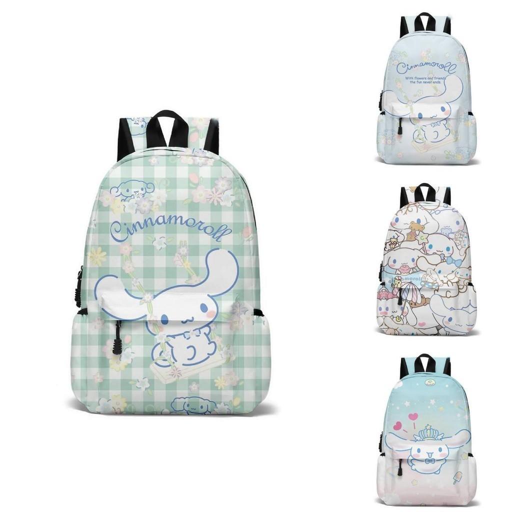 3d Cinnamoroll Canvas Backpack For Students Large Capacity, Breathable, Unisex Style
