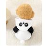 Zimní psí kabát Panda Kostým Teplý Čtyřnohý Obleček Teddy Bišonek Oblečení pro kočky Proti línání Zesílený Psí kostým