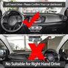For KIA Pegas 2017 2018 2019 Soluto Car Dashboard Cover Avoid Light Pad Instrument Panel Mat Case Carpets