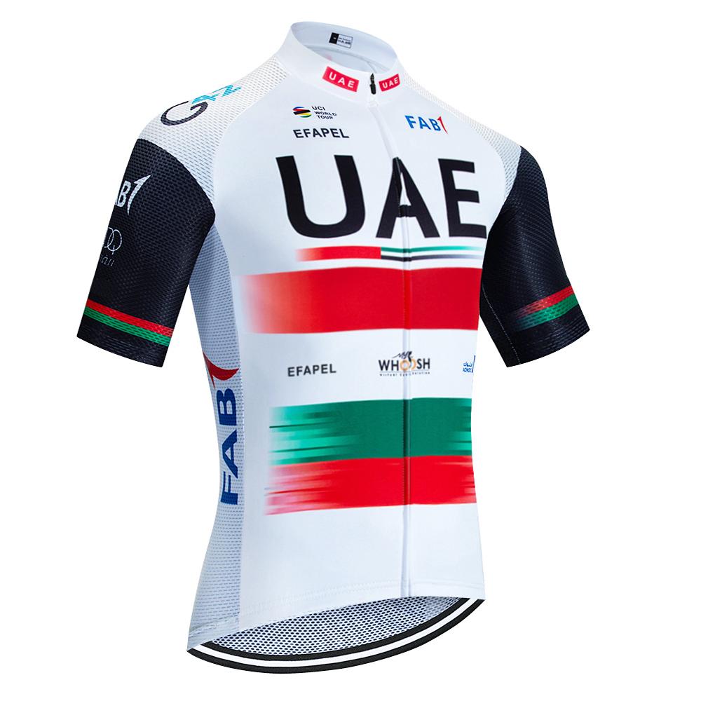 Tour 2025 Team UAE Radtrikot Herren Damen Sommer MTB Rennrad Maillot Jersey Ropa Ciclismo Schnelltrocknend Fahrrad T-Shirt Kleidung