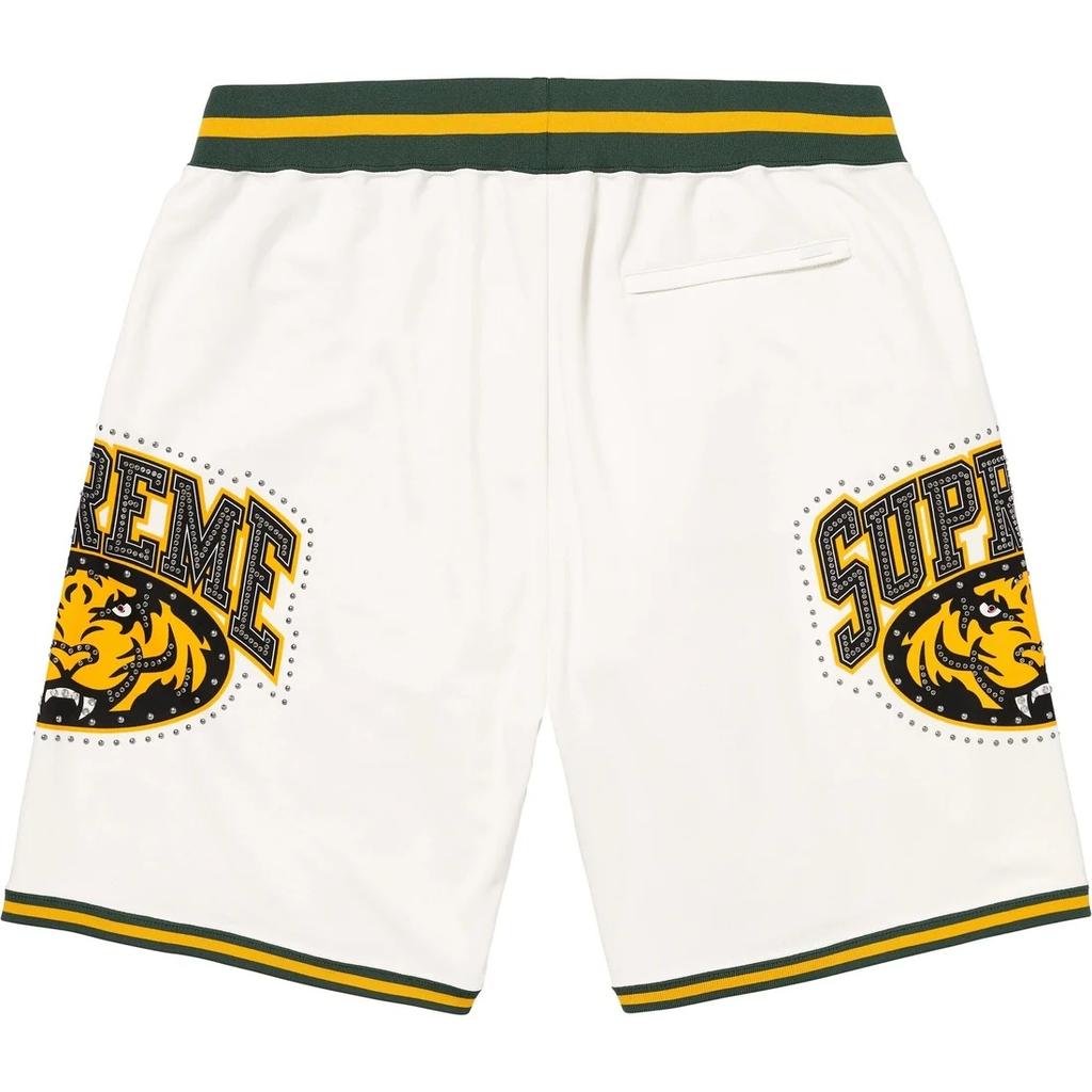 Supreme Tiger logo Studded Basketball Shorts Unisex SUP-SS25-194