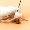 Feder Kätzchen Quaste Spielzeug Kätzchen Lustig Bunte Stange Katze Stab Spielzeug Haustier Katze Spielzeug Interaktiver Stock Haustier Katze Jagd Zubehör