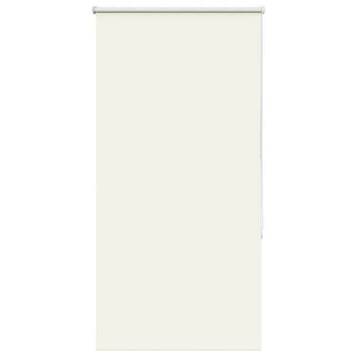VidaXL Roller Blind Blackout Off-white 75x175cm Fabric Width, Day and Night Blind, Kitchen Blind, Blind 4011669