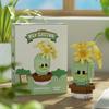 Compatible Music Flower Box: Secret Language Building Blocks, Preserved Flower Bouquet, Handmade Ornament, New Year Gift.