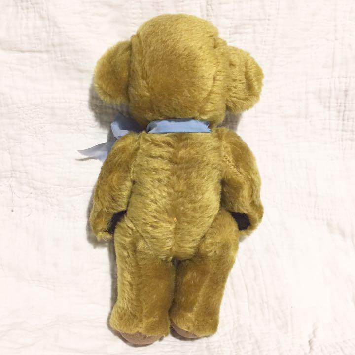 [USED] Vintage Merrythought Cheeky Teddy Bear Plush Toy, Gold Mohair