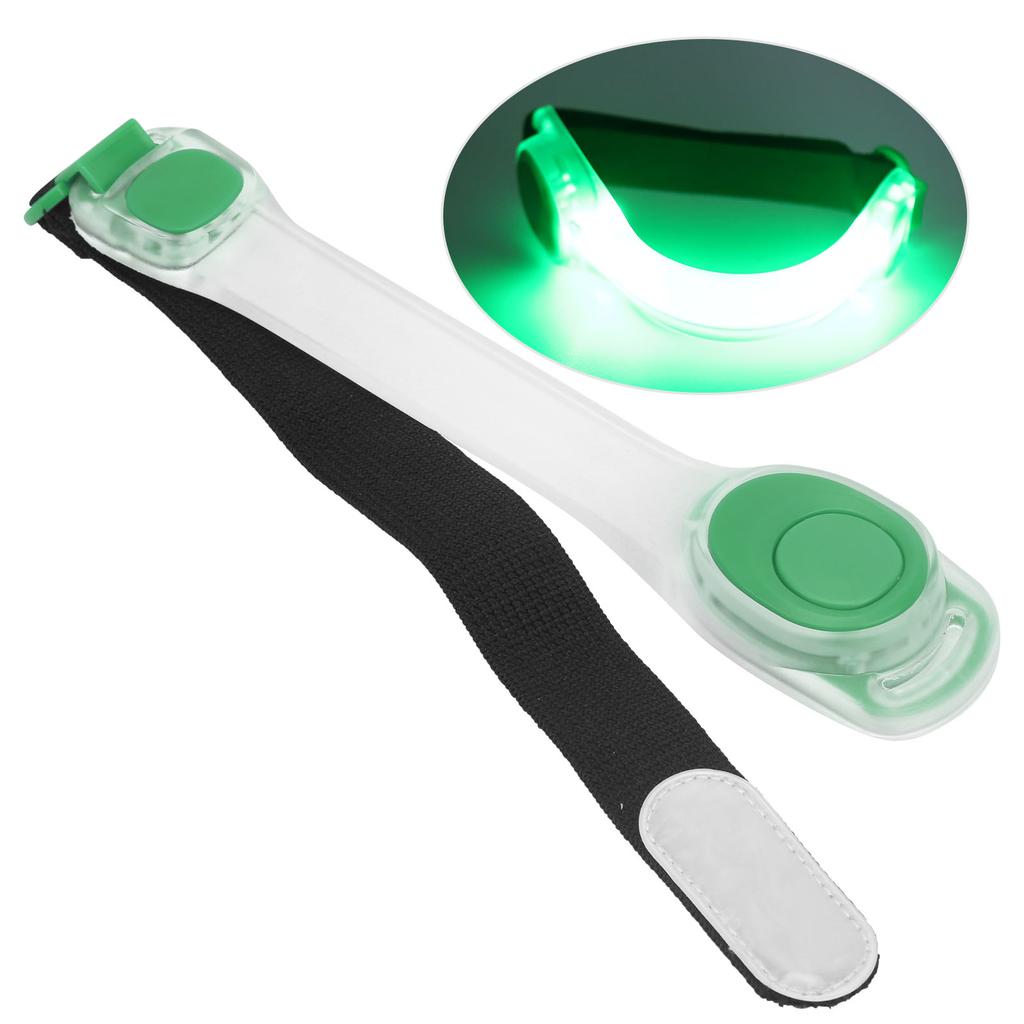 Outdoor Sports LED Armband Flashing Wristband Luminous Bracelet for Night RunningGreen