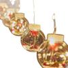 Festive Window Curtain Lights & Ornaments - Luminous Wishing Balls for Christmas Scenes