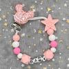 Baby Pacifier Clip Personalised Name Dummy Nipple Holder Chains Newborn Feeding Newborn Custom Pacifiers Clip Chew Teething Toys
