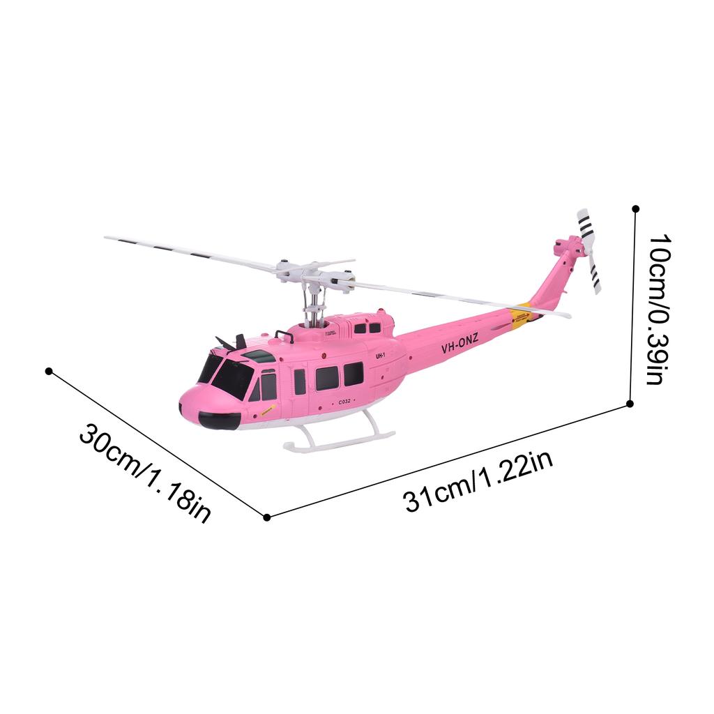 2.4G RC Helicopter, RC Drone, Brushless 6CH Single Propeller Aileronless Remote Control Helicopter with 6 axis Gyro