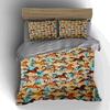 Colorful Galloping Horses Bedding Duvet Cover Sets Duvet Covers Pillowcases Gifts (1 * Duvet Cover 2 * Pillowcases, Without Duvet Insert)