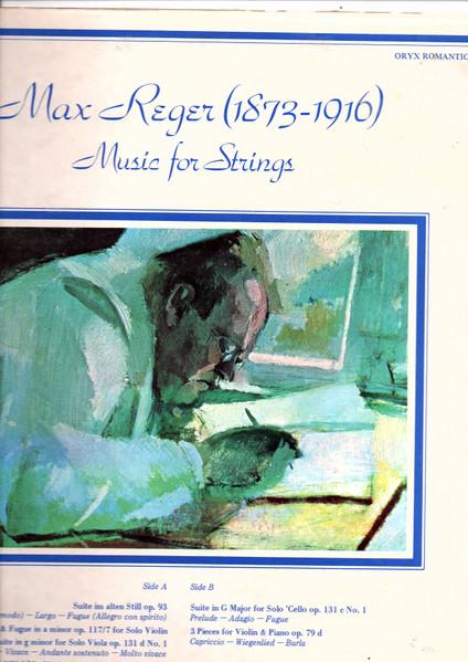 

LP Record MAX REGER Music For Strings ORYX1833 Oryx Recordings UK Classical Used