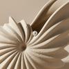 Minimalistisk Nautilus-skal Keramisk Vase, Moderne Spiral Blomstervase til Boligindretning, Unikt Boho Æstetisk Borddekoration, Indflyttergave