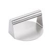Pressa Carne Hamburger in Acciaio Inossidabile Pressa Carne Burger Circolare Quadrata Utensile da Cucina Piatto Pressa Carne 1 PZ