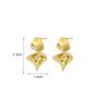 2023 Geometric Irregular Metal Stud Earrings: Cool, Fashionable, Versatile European & American Style Ear Accessories
