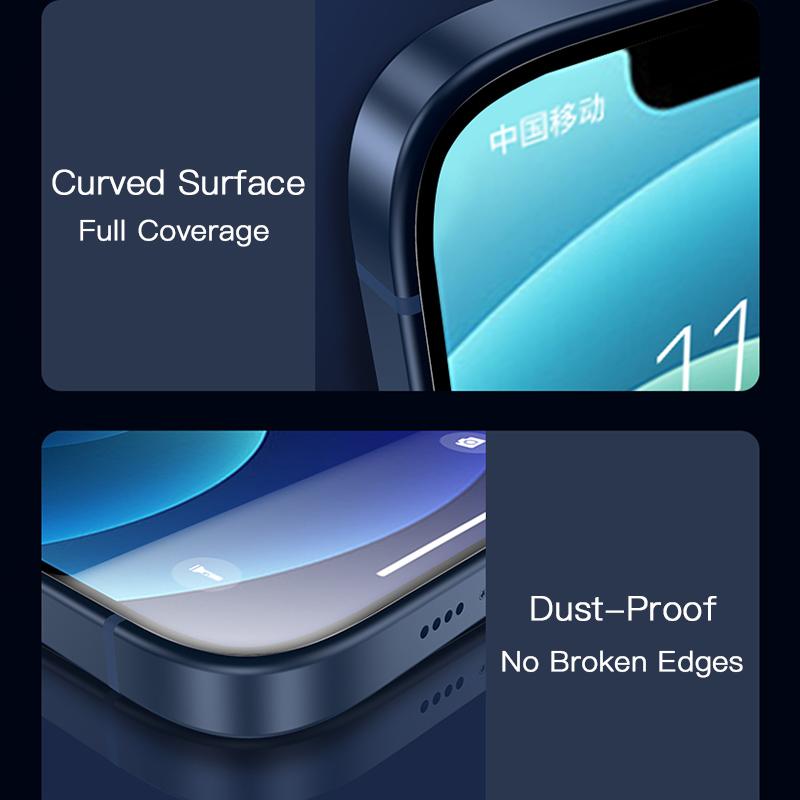 3 Pçs Vidro Temperado Completo Para Iphone 17 Pro Max 17 Filme Protetor De Tela Ar Para Iphone 13 14 15 16 Pro Max Plus 16e 13mini Vidro