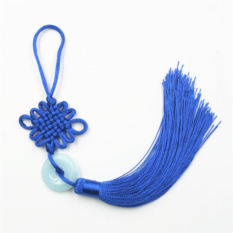 6 Plates Of Small Jade Pieces Chinese Knot, Car Chinese Knot Pendant, Vertical Fringed Ear Pendant