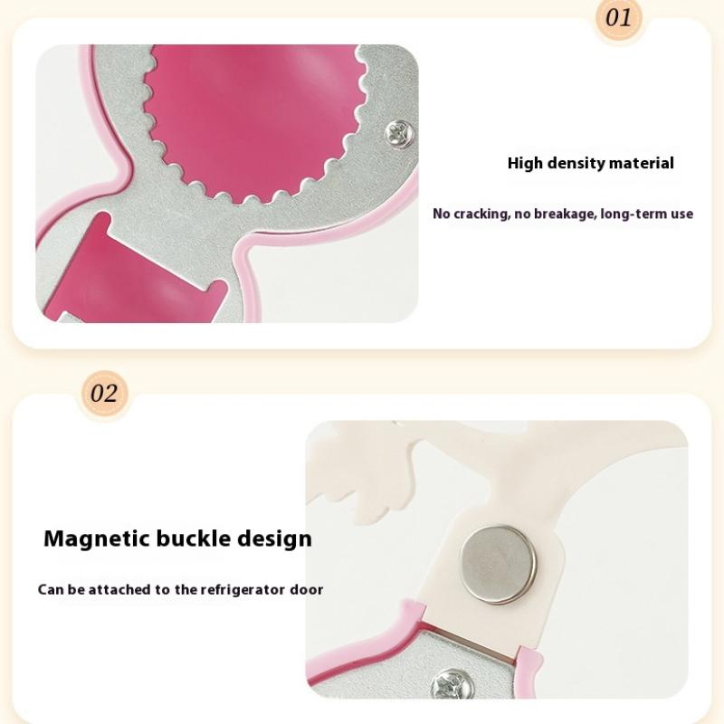 1 Pcs Creative 2 In 1 Gourd Bottle Opener Magnetic Cartoon Water Bottle Opener Rust-Proof Fridge Magnets Bar