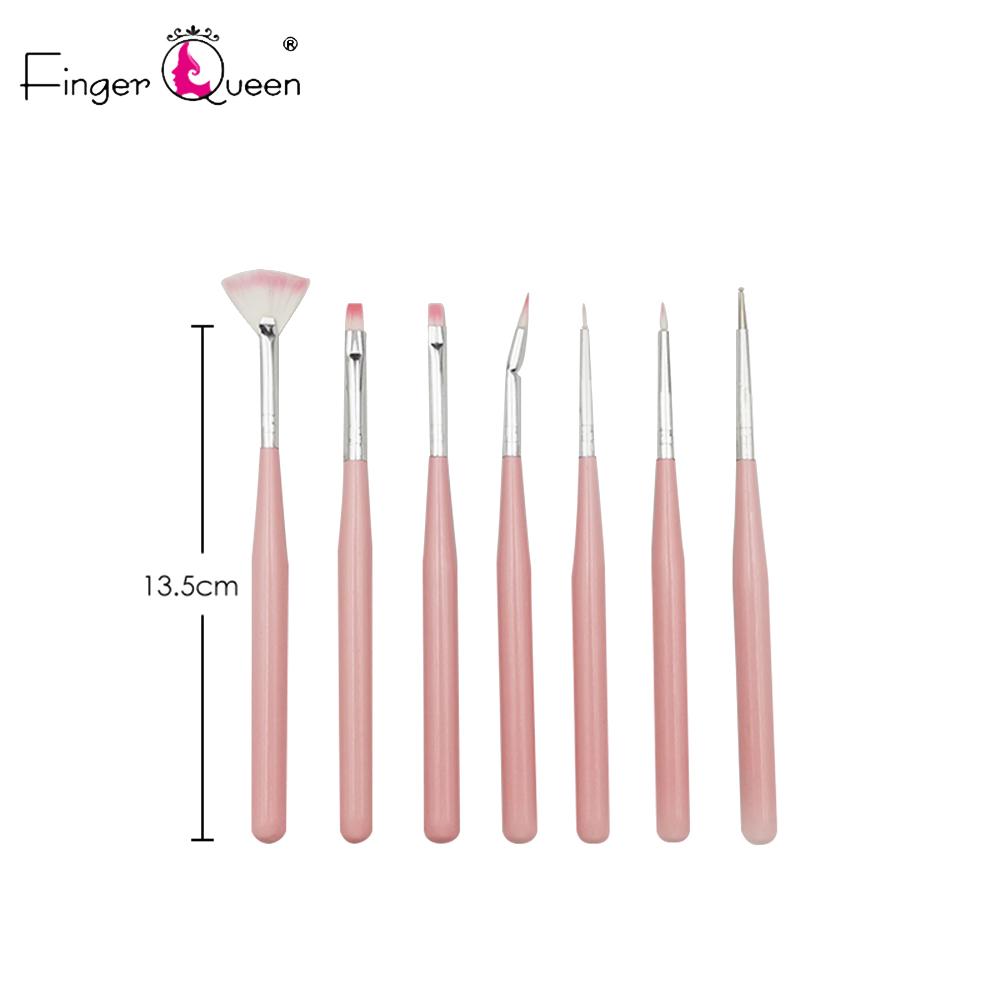 

Набор кистей для ногтей из 7 шт., многофункциональный набор для рисования линий, подходящий для салона или держателя кисточек для ногтей своими руками