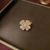 Women's Fashion Necklace & Bracelet Set: Flower Pendant, Diamond Bauhinia Earrings