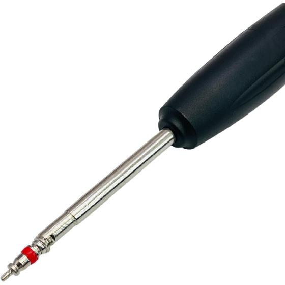 2 Pieces Valve Core Torque Tool, Avoid TPMS Damage, Valve Core Removal And Tallation Tool, Helps Guard Agat Over Or Under Torquing,Black, Silver