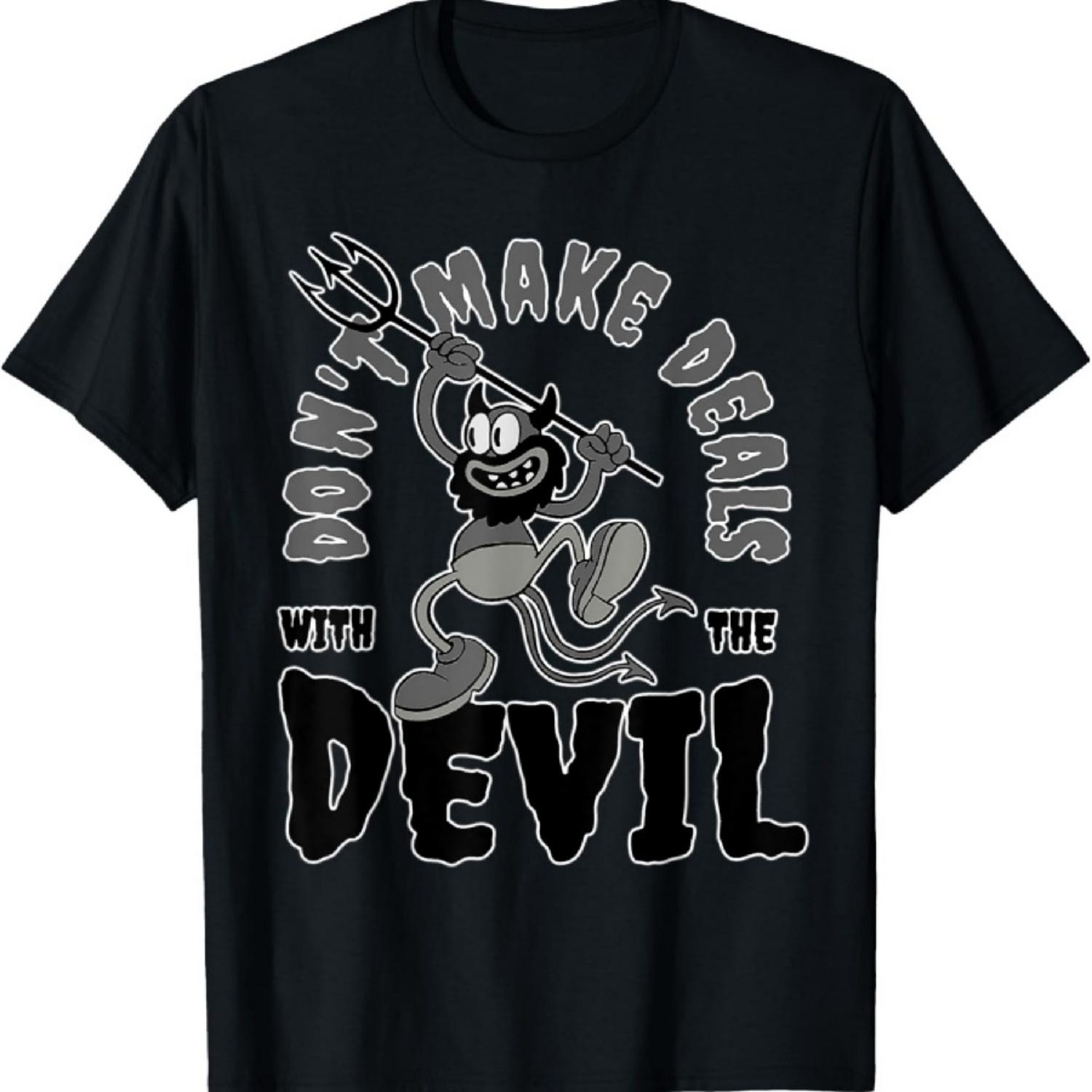 

Don t Make Deals with the Devil Cartoon T-Shirt S