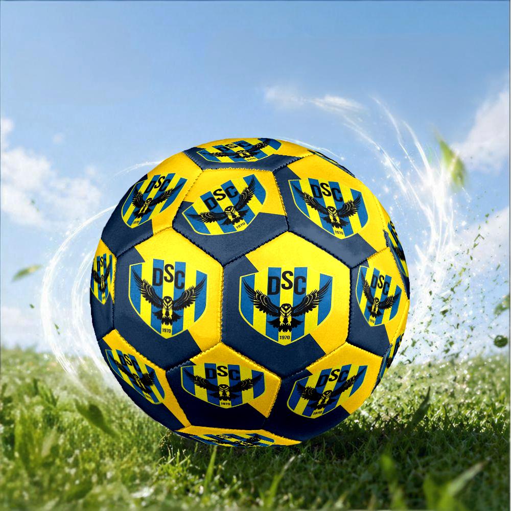 Duhok Dynamic Sports Emblem Size 5 Soccer Ball,Indoor/Outdoor Suitable for Training Matches Tournaments Practice Games Perfect Gift for Fan