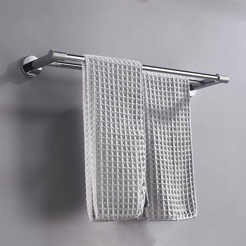Bathroom Hardware Accessories Chrome Stainless Steel Wall Mounted Towel Bar Toilet Paper Holder Robe Hook Towel Rack Pendant