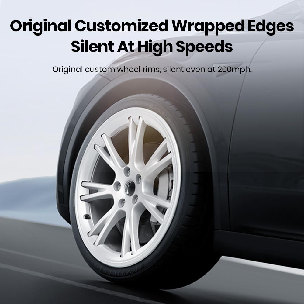 YZ for Tesla Model Y 19 Inches Wheel Protection Wheel Hub Protection Patch Protectors Automobile Accessories