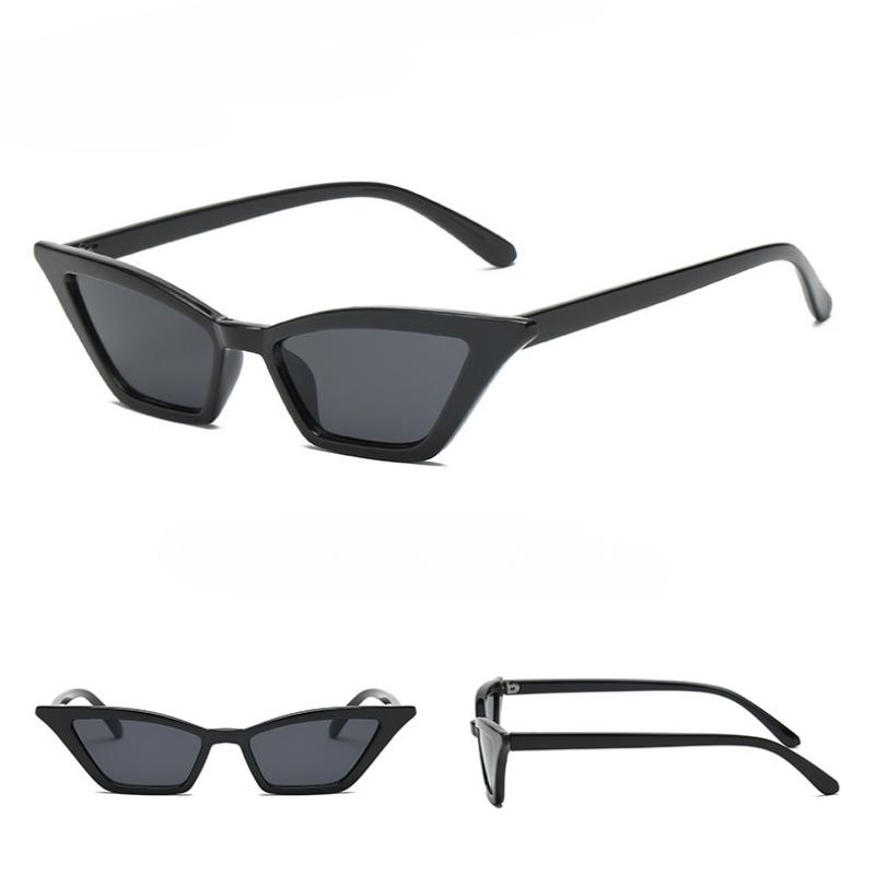 Vintage Cat Eye Sunglasses Retro Small Frame Sun Glasses for Women UV400 Protection Eyewear Trendy Shades Streetwear Accessories