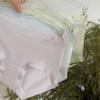 Women's Mid-Waist Cotton Underwear with 10A Mulberry Silk Antibacterial Gusset