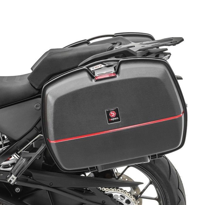 Boční kufry - Bagtecs TB8S - 2x45L - PPC plast - Vodotěsné a bezpečné