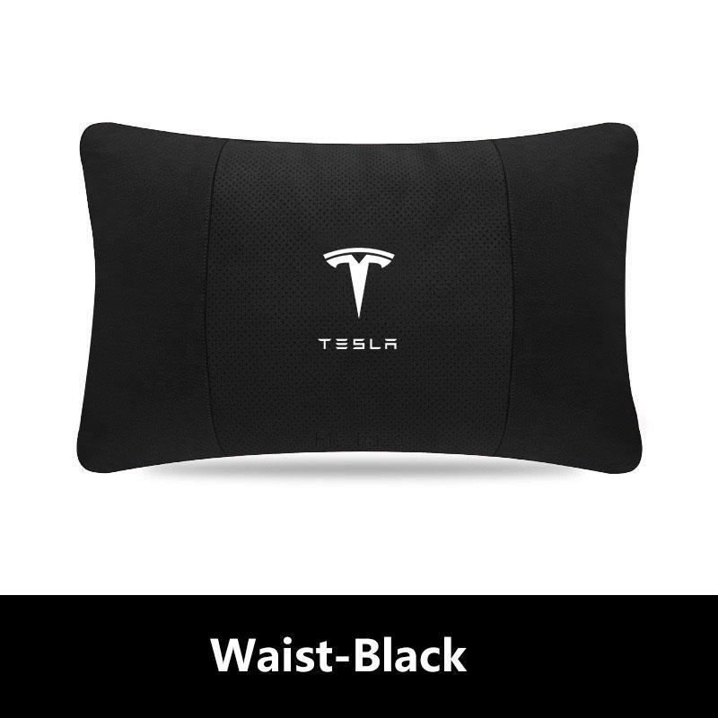 Tesla Model 3 Model Y Model S Model X Samochód Zamszowy Zagłówek Podpórka pod Szyję Siedzenie Miękka Poduszka na Szyję Samochodowy Tesla Akcesoria Samochodowe