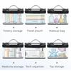 PVC New Clear Toiletry Bag Large Capacity Cosmetic Organizer Thickened Waterproof Travel Storage Bag