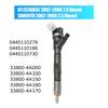 New 0445110279 0445110186 0445110092 Diesel Fuel Injector 33800 4A100 For HYUNDAI H1 (STAREX)  / KIA SORENTO 2.5 CRDi
