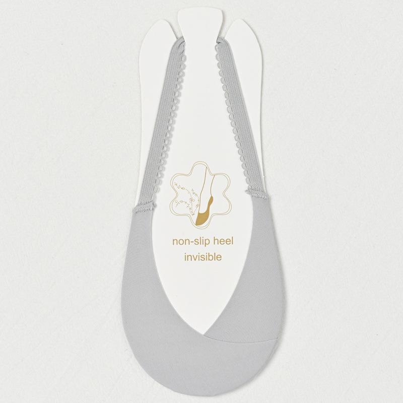 Invisible Non-slip Women's Ice Silk No-show Socks for High Heels