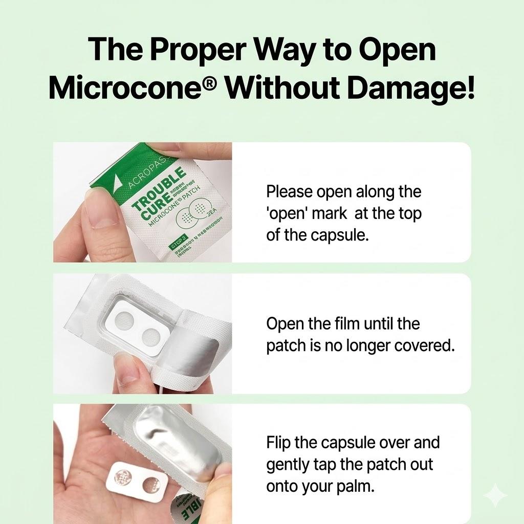 [Acropass] Cerotto con Microconi Trouble Cure (1 Unità - 6 Cerotti)