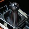YONGDING Shift Knob Cover and Hair Protection Easy Installation PU Leather Universal Fit Boot/Shift - Dust, Debris, - - - (Red)