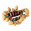 Nuts Handbell Drum African Tribal Style Hand Chain Bracelet Nut Shell Percussion Instrument Bell Musical Accessories Toy