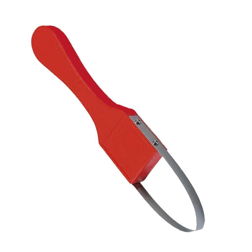 Hand Loop Weeder Tool Iron Manual Portable for Weeding Loosening Planting Gardening Yellow