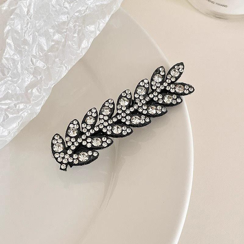 Elegant Hair Accessory Sparkling Hair Clip Trendy Hairpin Shining  Barettes Wheat Shape Hairclip