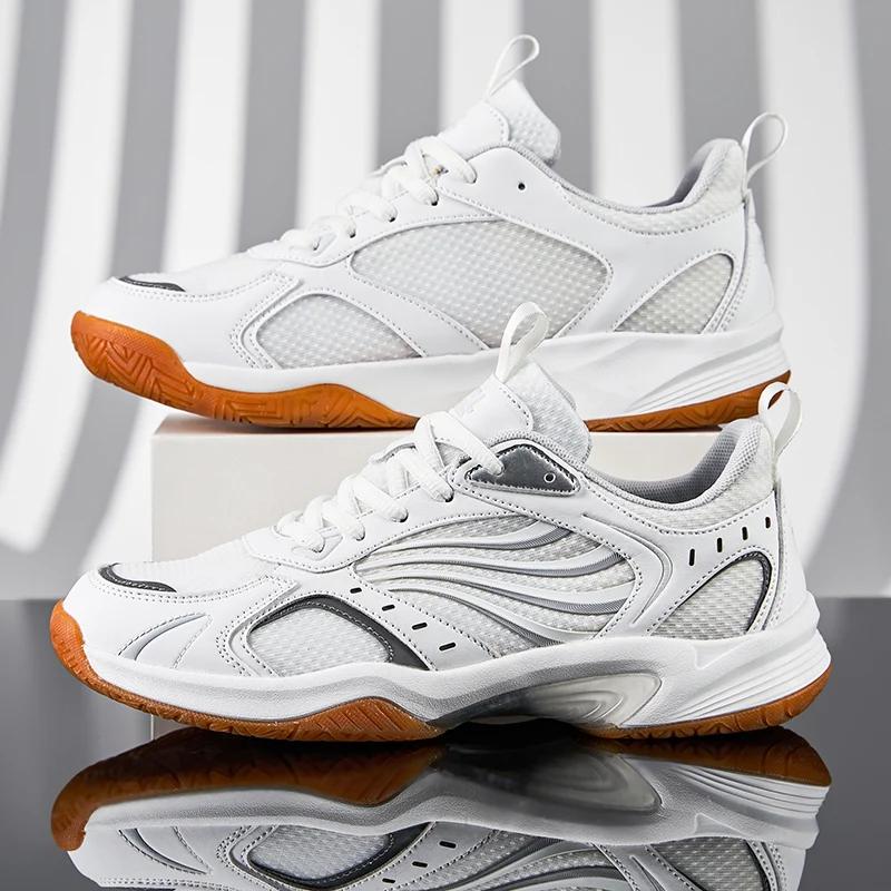 

Новые кроссовки для бадминтона, мужские и женские дышащие кроссовки для бадминтона, легкие теннисные туфли, противоскользящие кроссовки для настольного тенниса 44