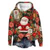 2025 Höst Tomte 3D-tryck Par Huvtröja - Populär Jul Huvtröja