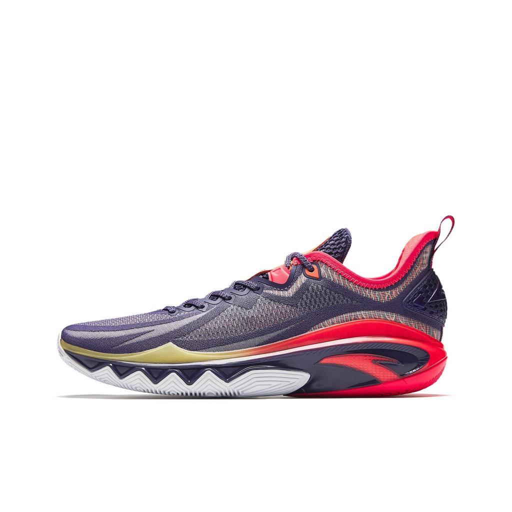 Anta Crazy 2 Pro Basketball Shoes Men sneaker Purple Red Orange 912541606-3