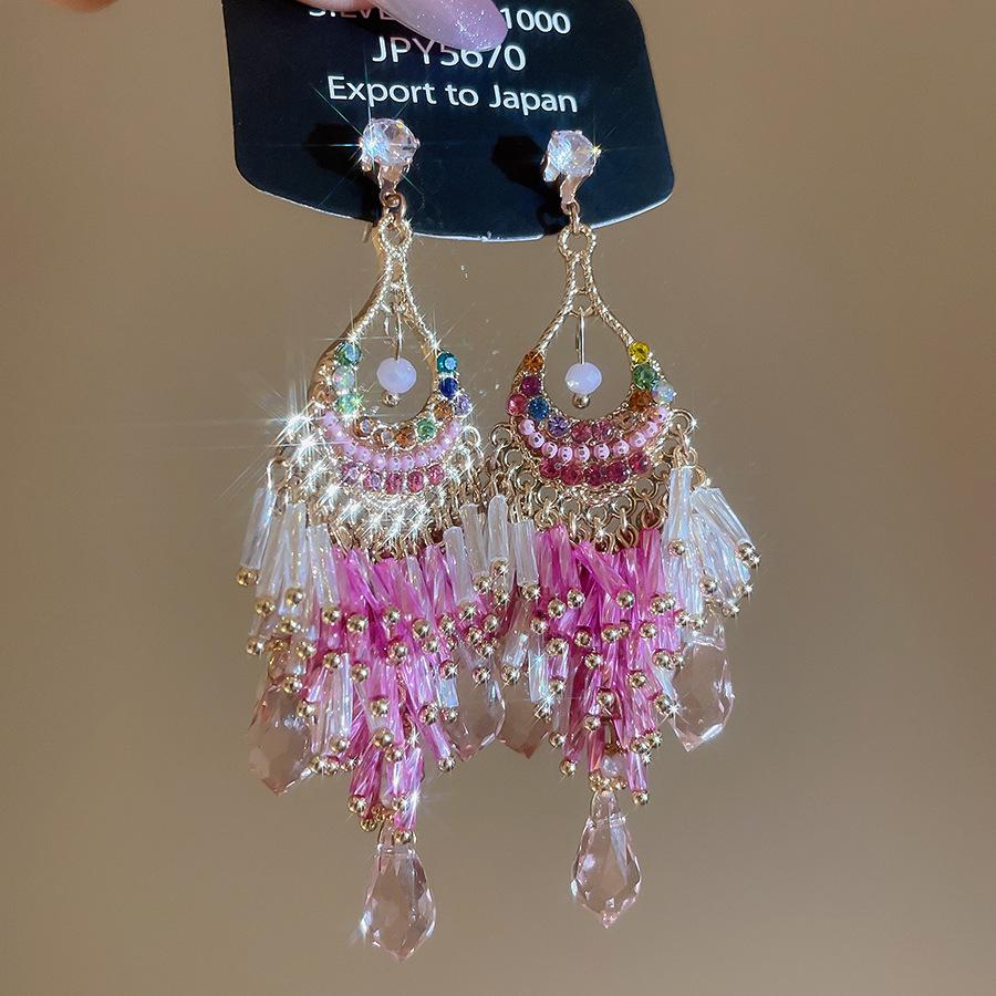 

Сережки-пусети Серце з цирконієм та стразами Срібна голка - Дизайн високої моди