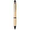 Bamboo pen "Nash" (blue ink) Natural