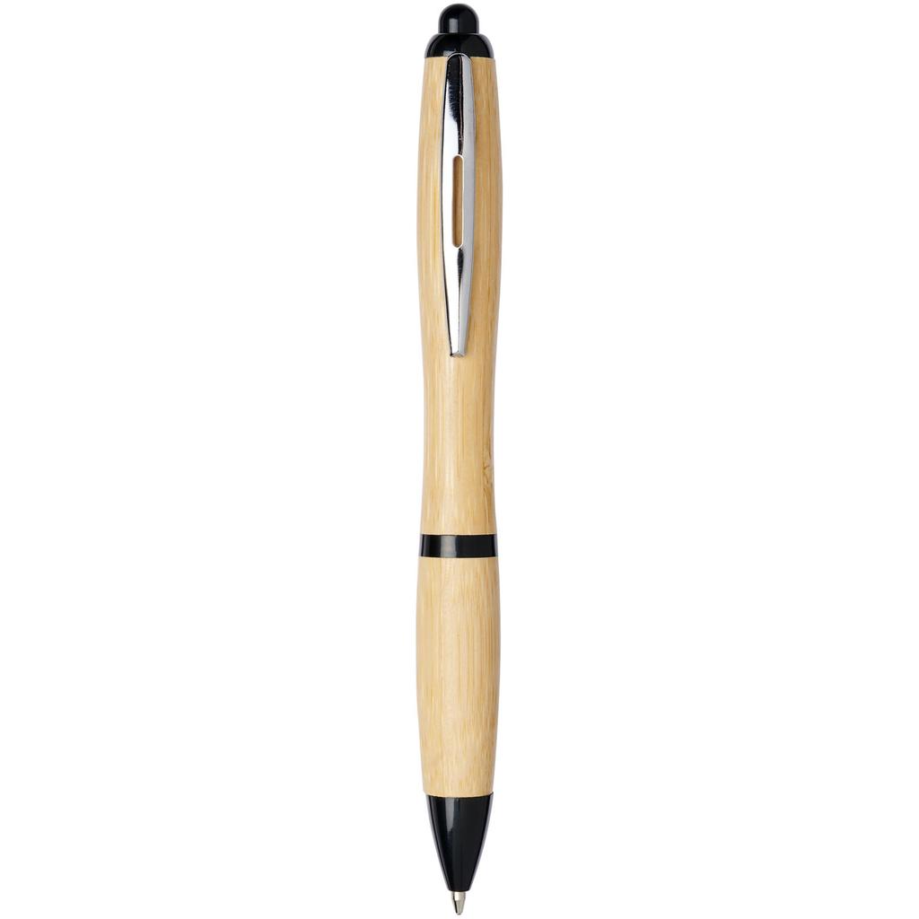 Bamboo pen "Nash" (blue ink) Natural